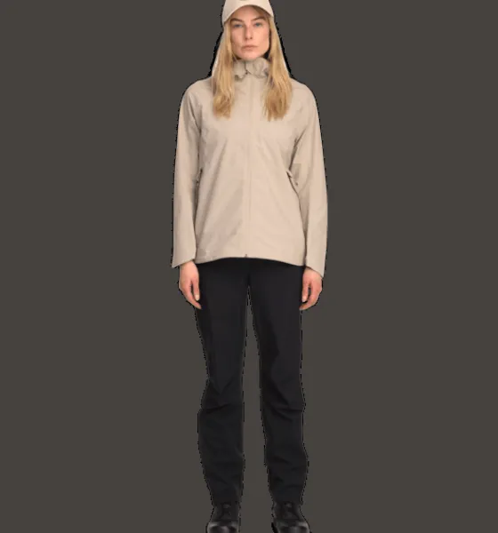 w_l_shell_jkt_2.webp Everest Outdoor Skaljackor | Tunna jackor<W 2.5-l Shell Jkt DK KHAKI