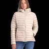 Everest Outdoor Varma jackor | Tunna jackor<W Liner Hood Jacket LIGHT BEIGE