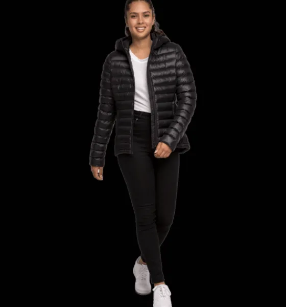 w_liner_hood_jacket_2-2.webp Everest Outdoor Tunna jackor | Varma jackor<W Liner Hood Jacket BLACK