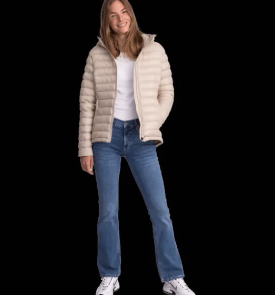 w_liner_hood_jacket_2-3.webp Everest Outdoor Varma jackor | Tunna jackor<W Liner Hood Jacket LIGHT BEIGE