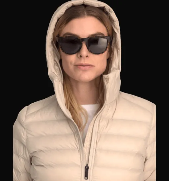 w_liner_hood_jacket_4-1.webp Everest Outdoor Varma jackor | Tunna jackor<W Liner Hood Jacket LIGHT BEIGE