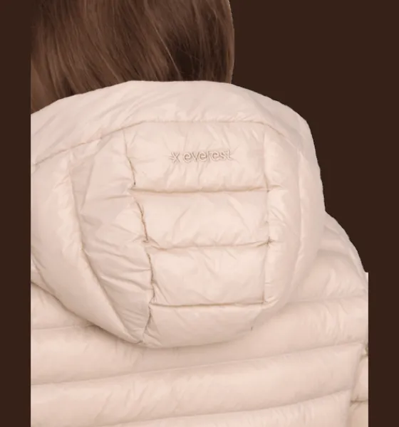 w_liner_hood_jacket_4-3.webp Everest Outdoor Varma jackor | Tunna jackor<W Liner Hood Jacket LIGHT BEIGE