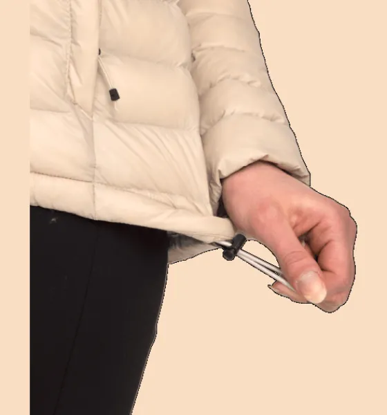 w_liner_hood_jacket_5-1.webp Everest Outdoor Varma jackor | Tunna jackor<W Liner Hood Jacket LIGHT BEIGE