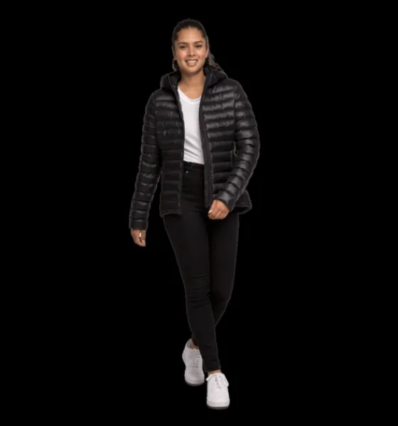 w_liner_hood_jacket_8.webp Everest Outdoor Varma jackor | Tunna jackor<W Liner Hood Jacket BLACK