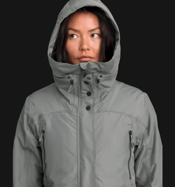 w_long_padded_function_pa_4.webp Everest Outdoor Varma jackor<W Long Padded Function Parka KHAKI GREY