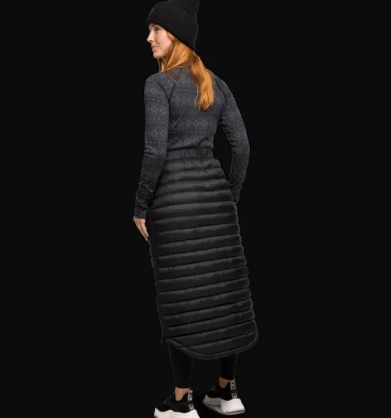 Everest Outdoor Skalbyxor | Regn- & skalbyxor<W Long Quilt Skirt BLACK