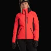 Everest Outdoor Skidjackor | Varma jackor<W Luna Jacket FIERY RED/BLACK