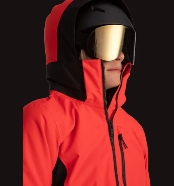 w_luna_jacket_5.webp Everest Outdoor Skidjackor | Varma jackor<W Luna Jacket FIERY RED/BLACK