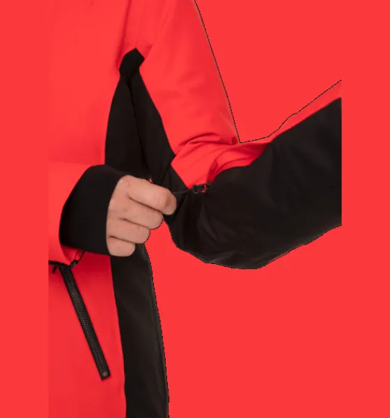 w_luna_jacket_8.webp Everest Outdoor Skidjackor | Varma jackor<W Luna Jacket FIERY RED/BLACK