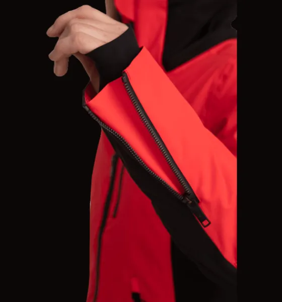 w_luna_jacket_9.webp Everest Outdoor Skidjackor | Varma jackor<W Luna Jacket FIERY RED/BLACK