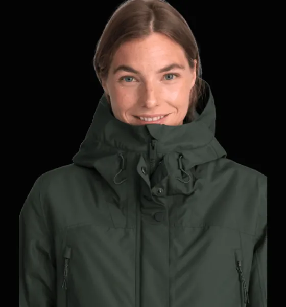 w_padded_function_parka_4.webp Everest Outdoor Varma jackor<W Padded Function Parka DK GREEN