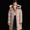 Everest Outdoor Varma jackor | Dunjackor<W Pelona Down Coat STORM BEIGE