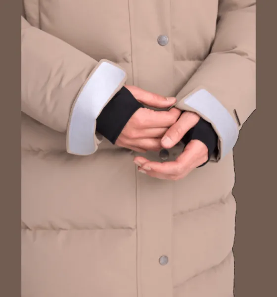 w_pelona_down_coat_4.webp Everest Outdoor Varma jackor | Dunjackor<W Pelona Down Coat STORM BEIGE