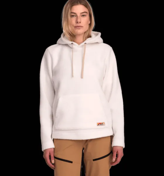 Everest Outdoor Tröjor & T-Shirts | Tröjor<W Pile Hoodie WHITE