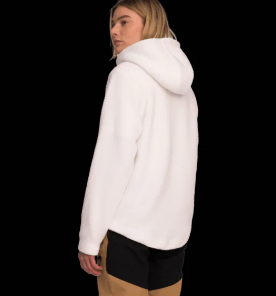 Everest Outdoor Tröjor & T-Shirts | Tröjor<W Pile Hoodie WHITE