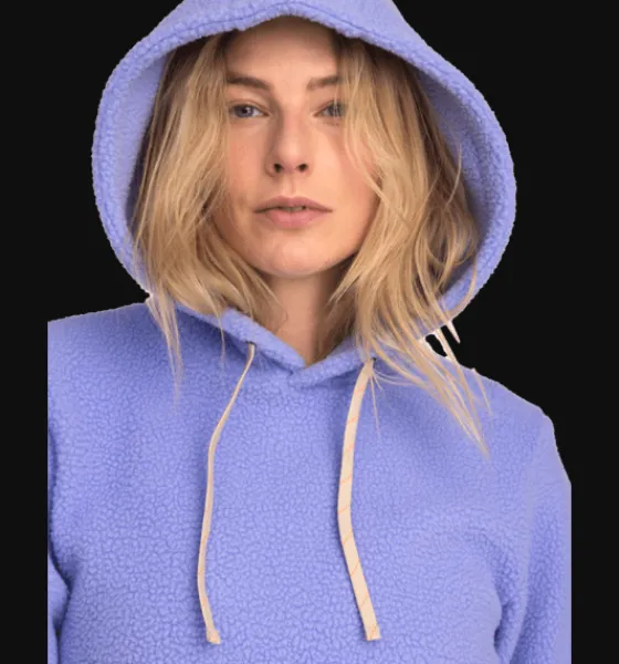 w_pile_hoodie_4.webp Everest Outdoor Tröjor & T-Shirts | Tröjor<W Pile Hoodie LT LAVENDEL