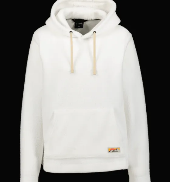 w_pile_hoodie_5-1.webp Everest Outdoor Tröjor & T-Shirts | Tröjor<W Pile Hoodie WHITE