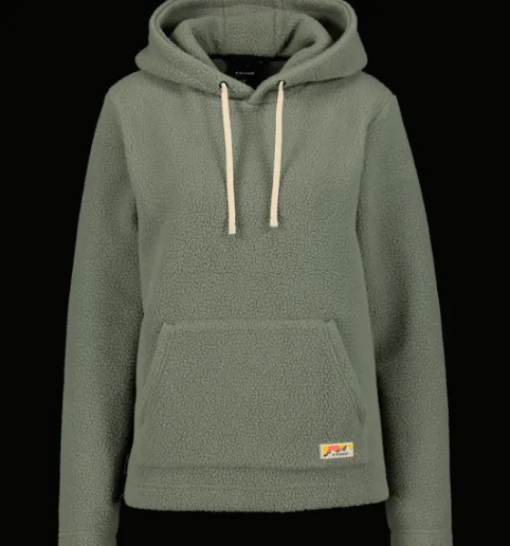 w_pile_hoodie_5-2.webp Everest Outdoor Tröjor & T-Shirts | Tröjor<W Pile Hoodie KHAKI GREY