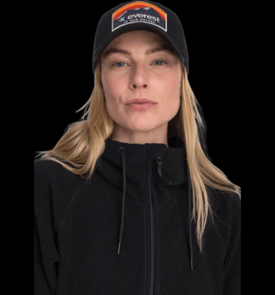 w_pile_long_hood_3.webp Everest Outdoor Tröjor & T-Shirts | Tröjor<W Pile Long Hood BLACK