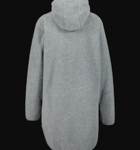 w_pile_long_hood_6-2.webp Everest Outdoor Tröjor & T-Shirts | Tröjor<W Pile Long Hood GREY MELANGE