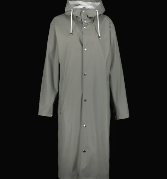 w_rain_coat_long_6.webp Everest Outdoor Regnjackor | Tunna jackor<W Rain Coat Long KHAKI GREY