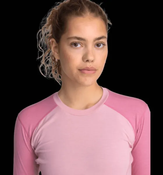 w_underwear_sht_3-4.webp Everest Outdoor Underställ | Tröjor & T-Shirts<W Underwear Sht BLOSSOM PINK