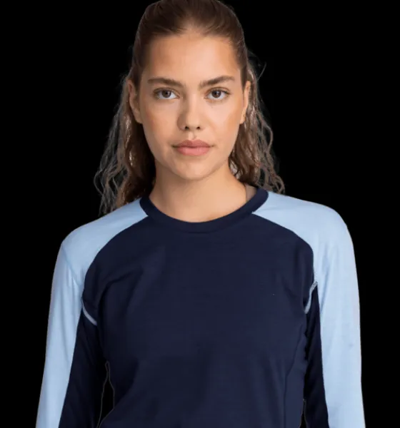 w_underwear_sht_3-5.webp Everest Outdoor Underställ | Tröjor & T-Shirts<W Underwear Sht NAVY