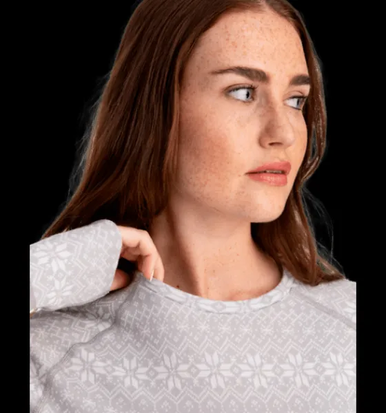 w_wool_underwear_shirt__3.webp Everest Outdoor Tröjor & T-Shirts<W Wool Underwear Shirt 2 OFFWHITE PATTERN