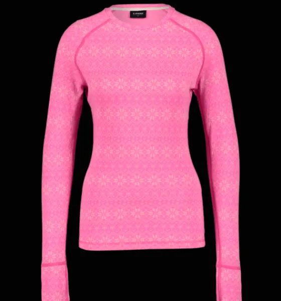 w_wool_underwear_shirt__4-2.webp Everest Outdoor Tröjor & T-Shirts<W Wool Underwear Shirt 2 BRILLIANT PINK